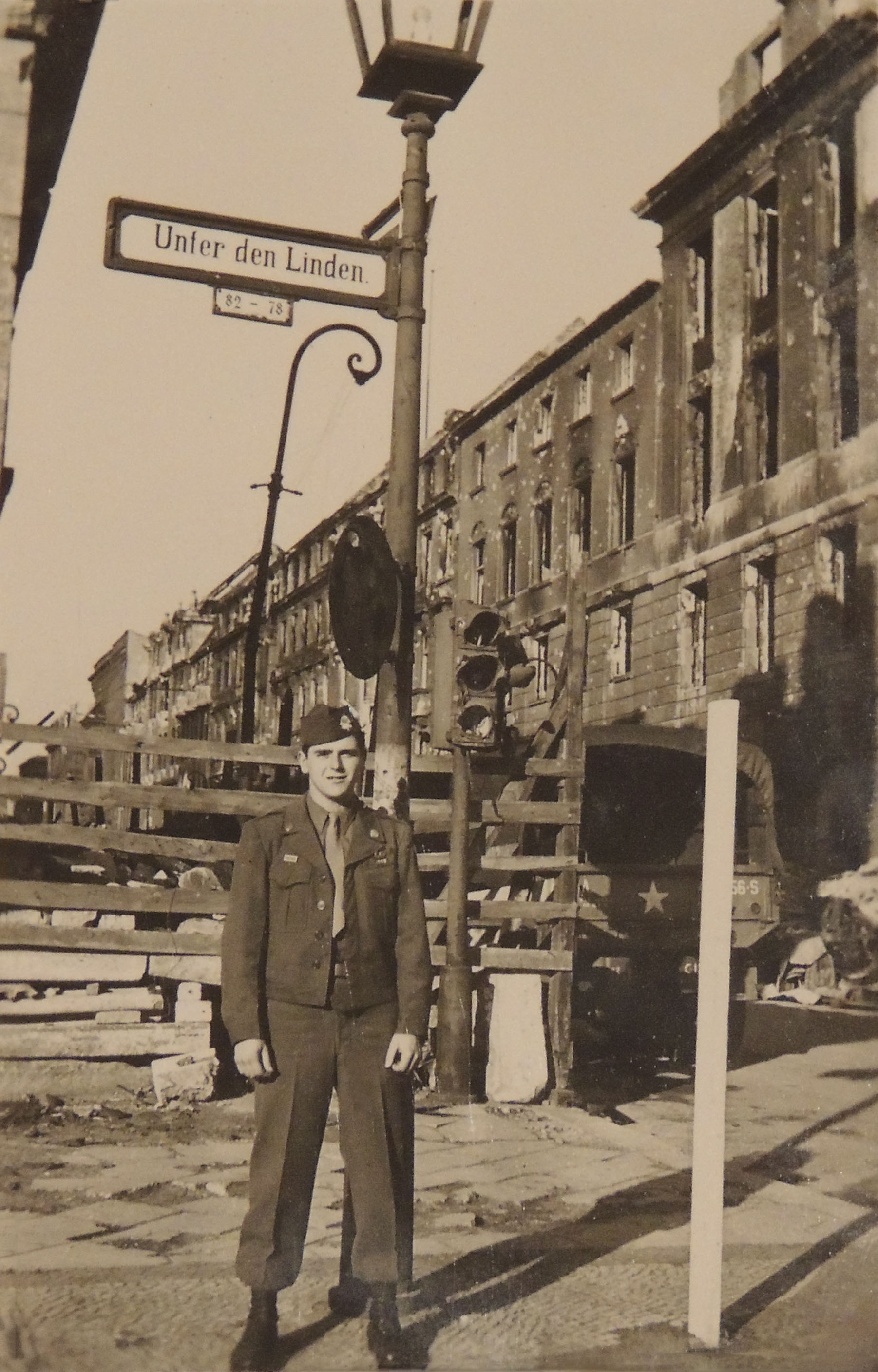 Pfc. Ray Fary in Berlin 1945